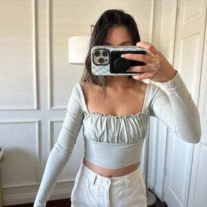 Princess Polly - Light Green Long Sleeve